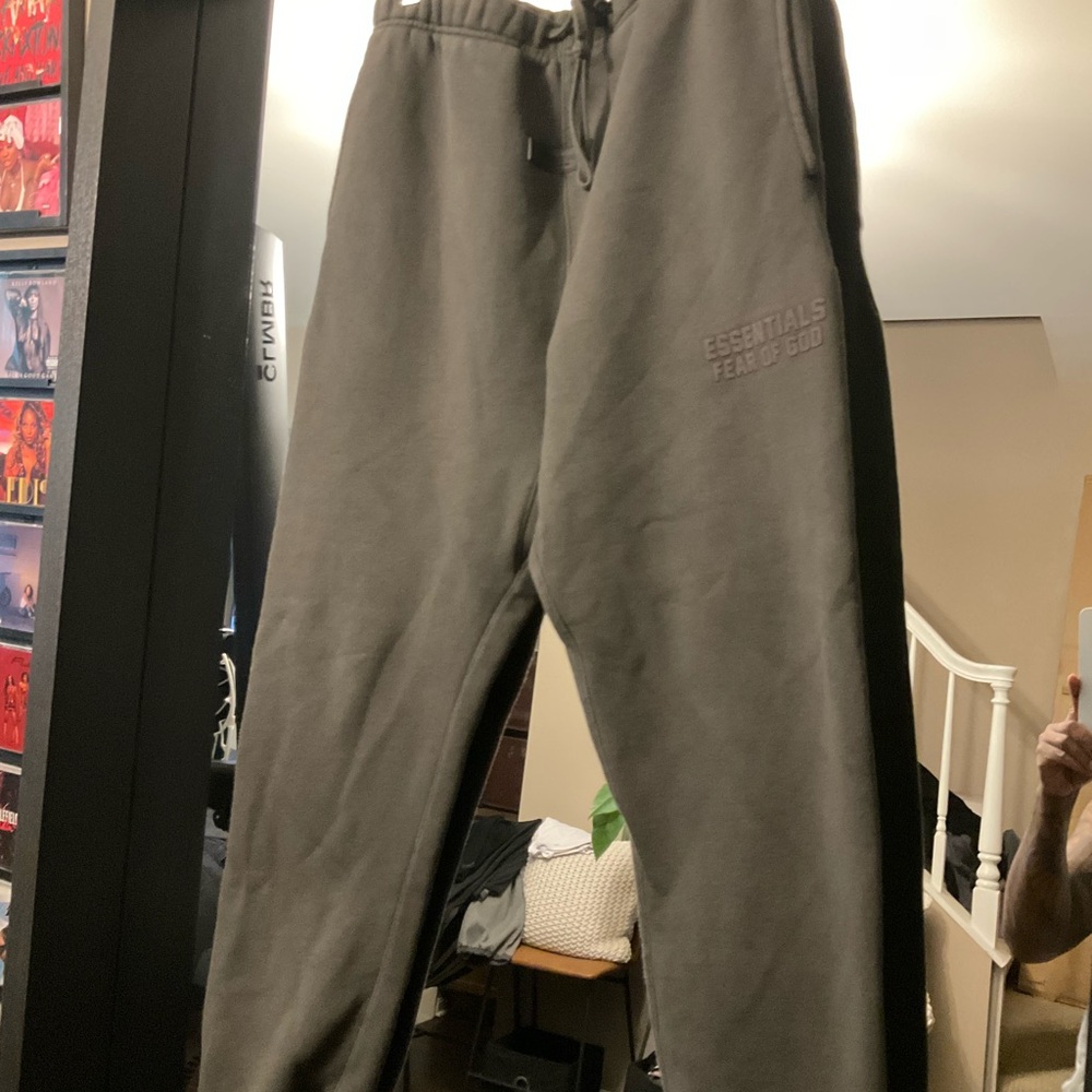 Fear of God Essentials Gray Sweatpants Medium Neutrals